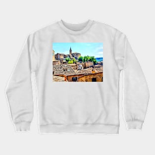 Orvietto Italy Hillside Crewneck Sweatshirt